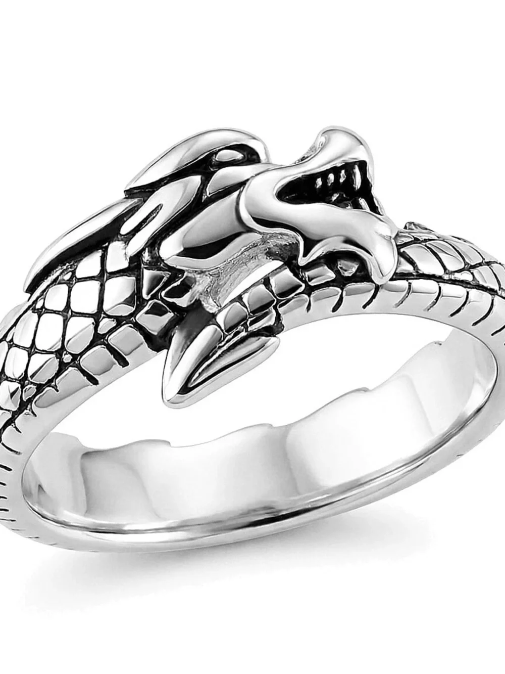Silver Dragon Ring - Sterling Silver